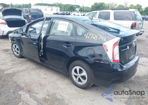 2014 Toyota Prius Three from USA, damaged, VIN JTDKN3DU1E0380840